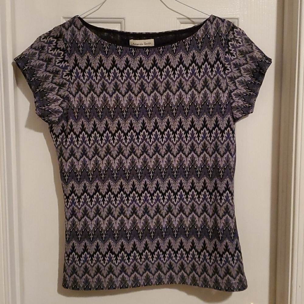 Black and white Amanda Smith Blouse